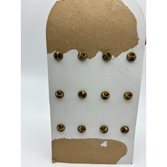 1970s Enamel Christmas Lapel Pin-Retail Display Of 12-NOS - Picture 7 of 9